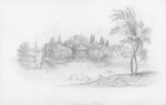 Fishing Temple Virginia Water - Original Pencil Drawing