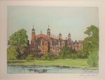 Eton - Coloured Etching